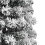 Kunstigt Hinged Juletræ 150 LED'er Grøn og Hvid 120 cm