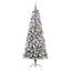 Kunstigt Hinged Juletræ 300 LED'er Grøn og Hvid 180 cm