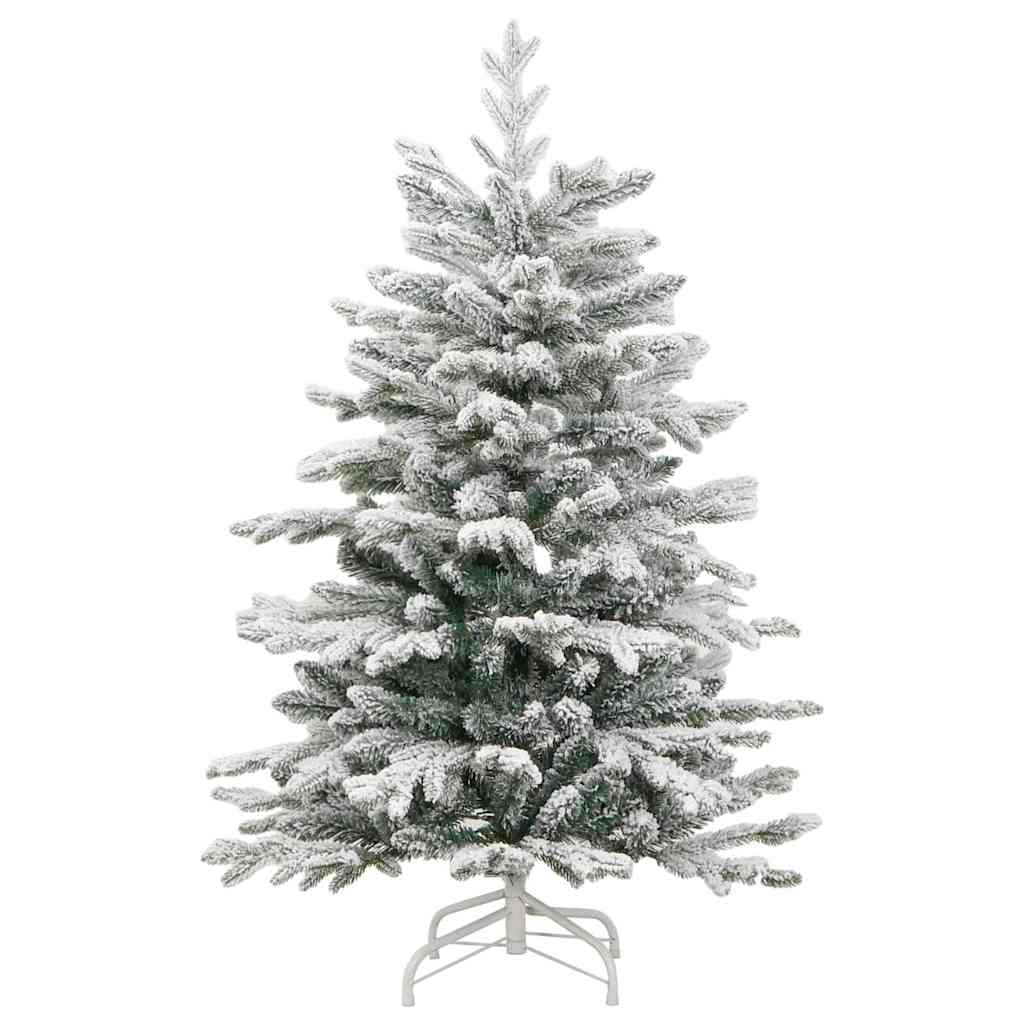 Kunstigt Hinged Juletræ Hvid 150 cm PE og PVC