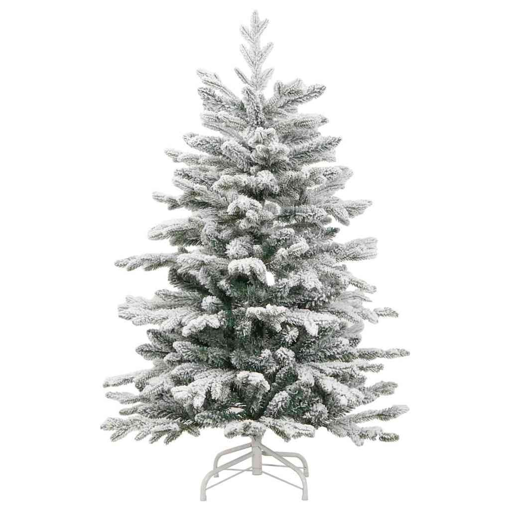 Kunstigt Hinged Juletræ Hvid 150 cm PE og PVC