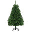Kunstigt juletræ 150 cm 150 LED'er Varm hvid PVC og Stål Grøn