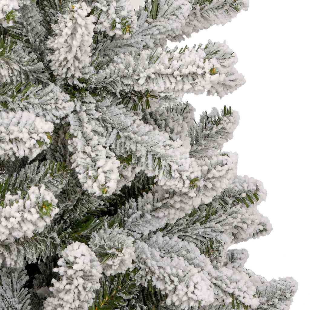 Kunstigt juletræ 210 cm 300 LED'er Varm hvid PVC og Stål