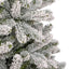 Kunstigt juletræ 210 cm 300 LED'er Varm hvid PVC og Stål