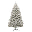 Kunstigt juletræ 270 cm 300 LED'er Varm hvid PVC og Stål