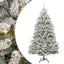 Kunstigt juletræ 270 cm 300 LED'er Varm hvid PVC og Stål