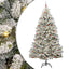 Kunstigt juletræ 300 cm 300 LED'er Varm hvid PVC og Stål