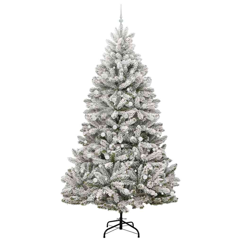 Kunstigt juletræ 300 cm 300 LED'er Varm hvid PVC og Stål