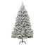 Kunstigt juletræ 300 cm 300 LED'er Varm hvid PVC og Stål