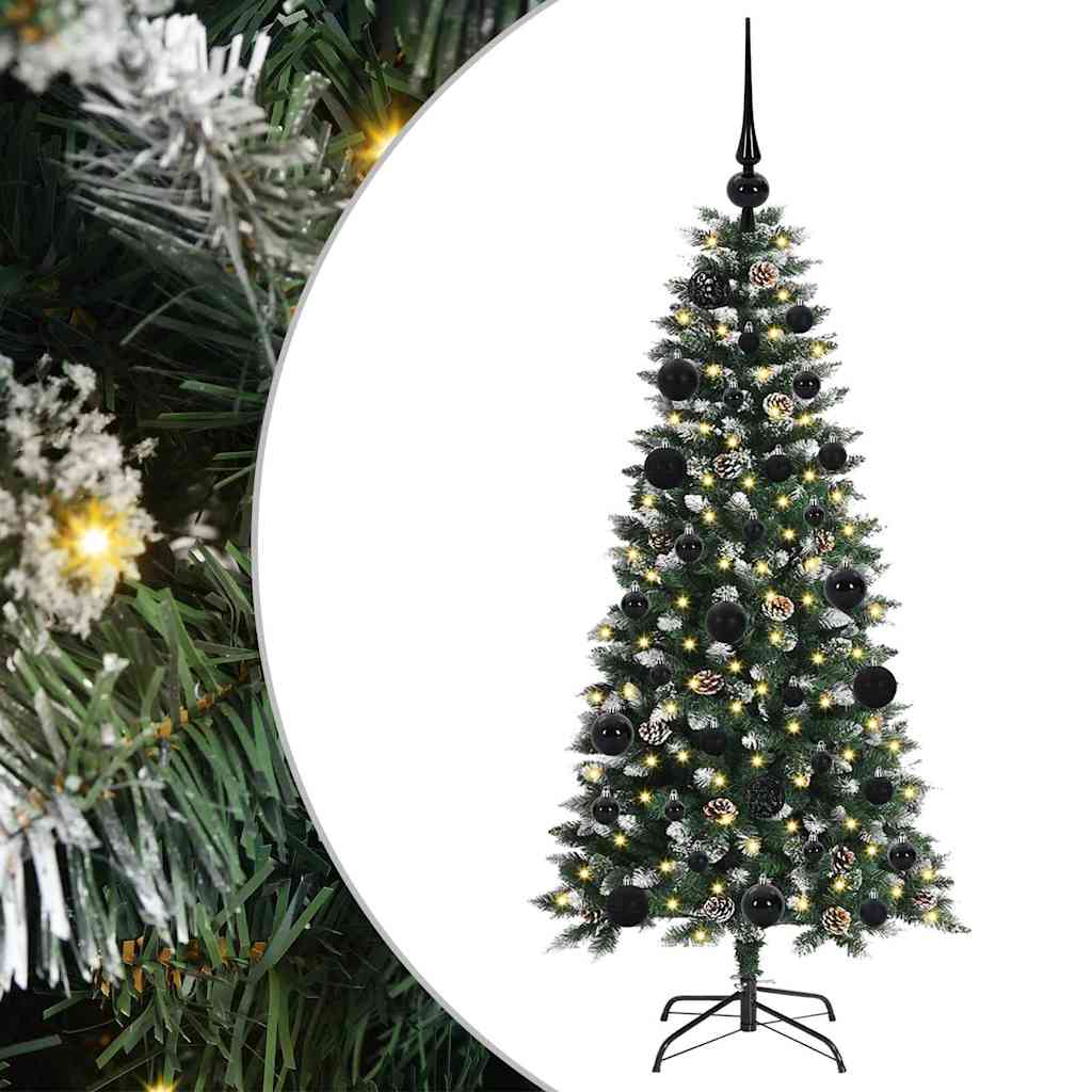 Kunstigt juletræ Grøn 120 cm PVC, plastik og stål