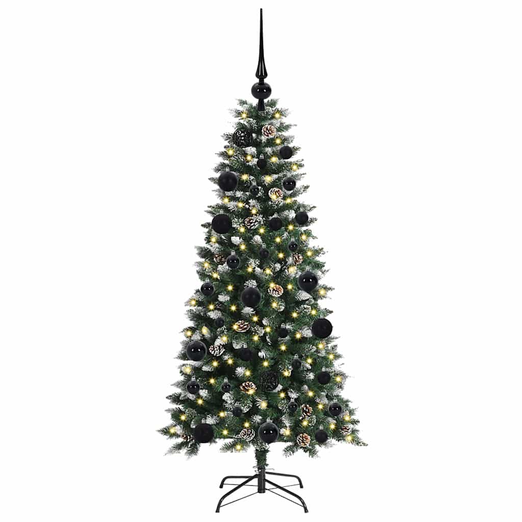 Kunstigt juletræ Grøn 120 cm PVC, plastik og stål