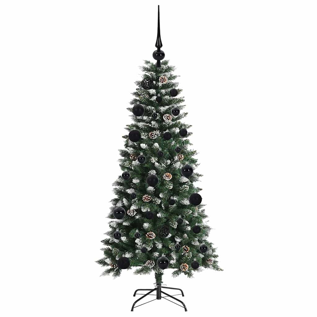Kunstigt juletræ Grøn 120 cm PVC, plastik og stål