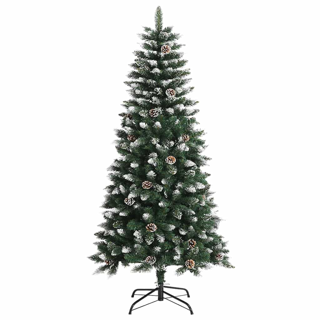 Kunstigt juletræ Grøn 120 cm PVC, plastik og stål