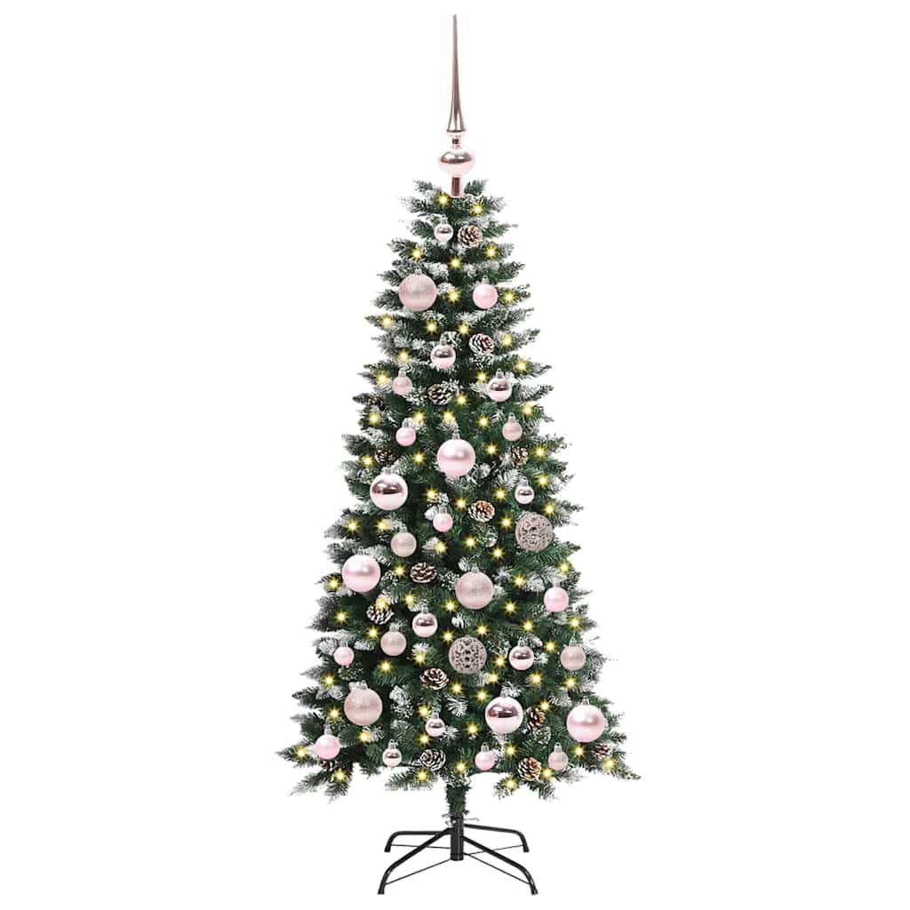 Kunstigt juletræ Grøn 120 cm PVC, plastik og stål