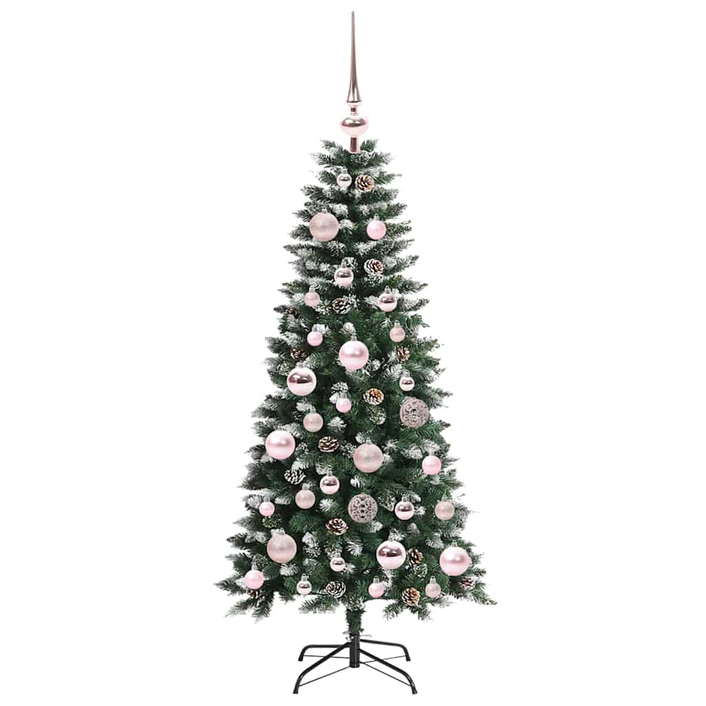Kunstigt juletræ Grøn 120 cm PVC, plastik og stål