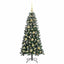 Kunstigt juletræ Grøn 120 cm PVC, plastik og stål