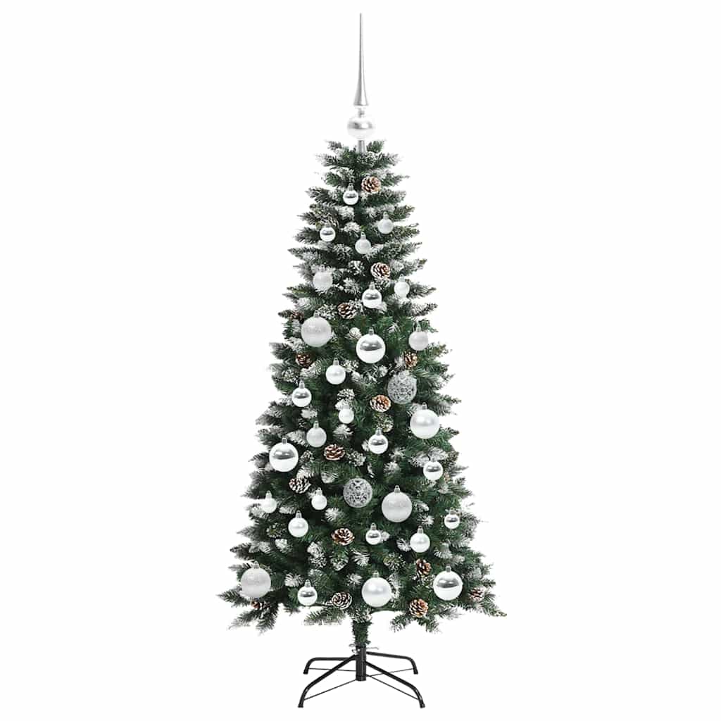 Kunstigt juletræ Grøn 120 cm PVC, plastik og stål