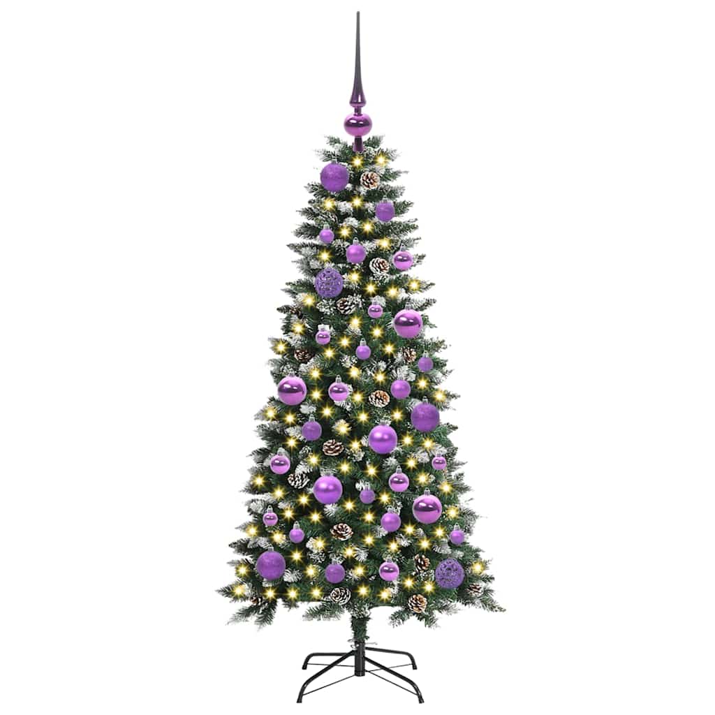 Kunstigt juletræ Grøn 120 cm PVC, plastik og stål