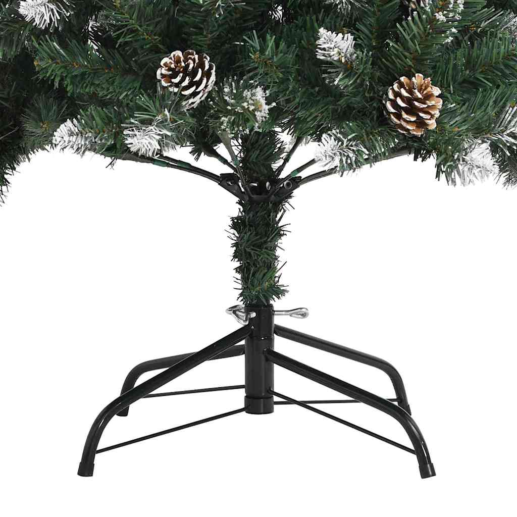 Kunstigt juletræ Grøn 150 cm PVC, plastik og stål