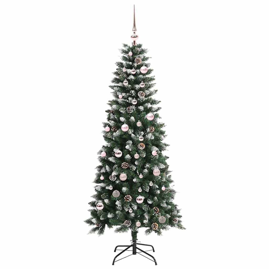 Kunstigt juletræ Grøn 150 cm PVC, plastik og stål