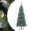 Kunstigt juletræ Grøn 150 cm PVC, plastik og stål