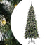 Kunstigt juletræ Grøn 180 cm PVC, plastik og stål