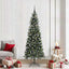 Kunstigt juletræ Grøn 210 cm PVC, plastik og stål