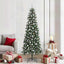 Kunstigt juletræ Grøn 210 cm PVC, plastik og stål