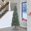Kunstigt juletræ Grøn 240 cm PVC, plastik og stål