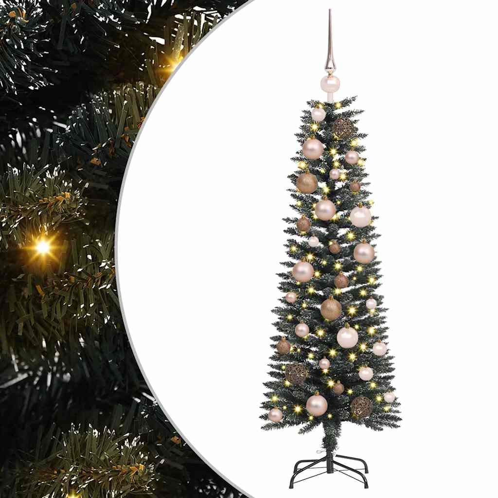 Kunstigt juletræ med stativ Grøn 120 cm PVC og plastik og stål