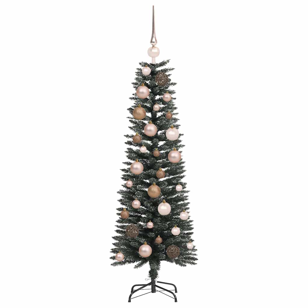 Kunstigt juletræ med stativ Grøn 120 cm PVC og plastik og stål