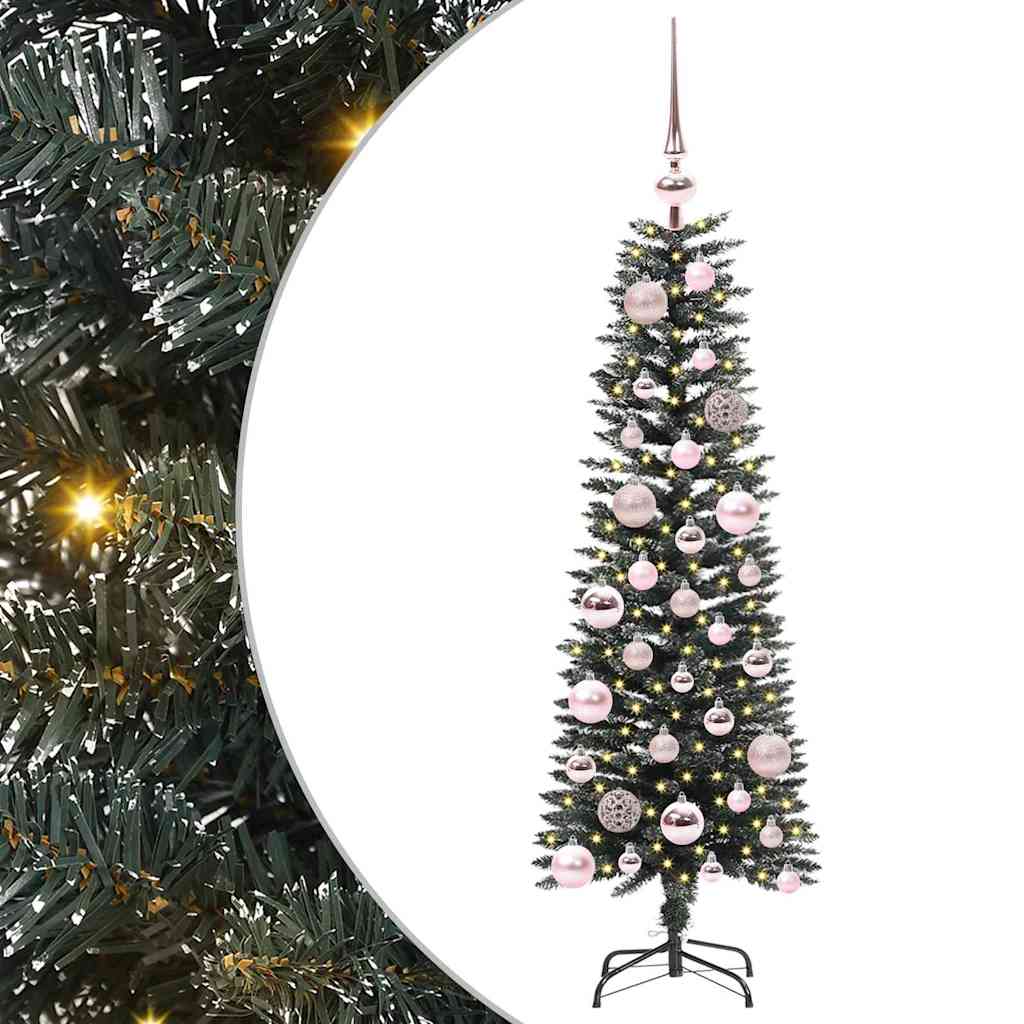 Kunstigt juletræ Grøn 120 cm PVC og plastik og stål