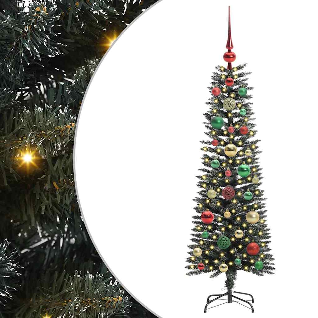 Kunstigt juletræ Grøn 120 cm PVC og plastik og stål