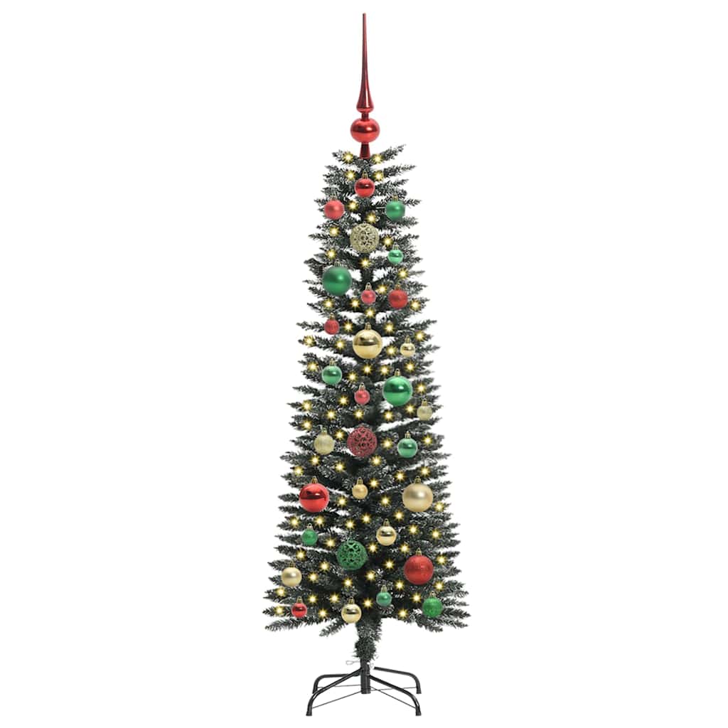 Kunstigt juletræ Grøn 120 cm PVC og plastik og stål