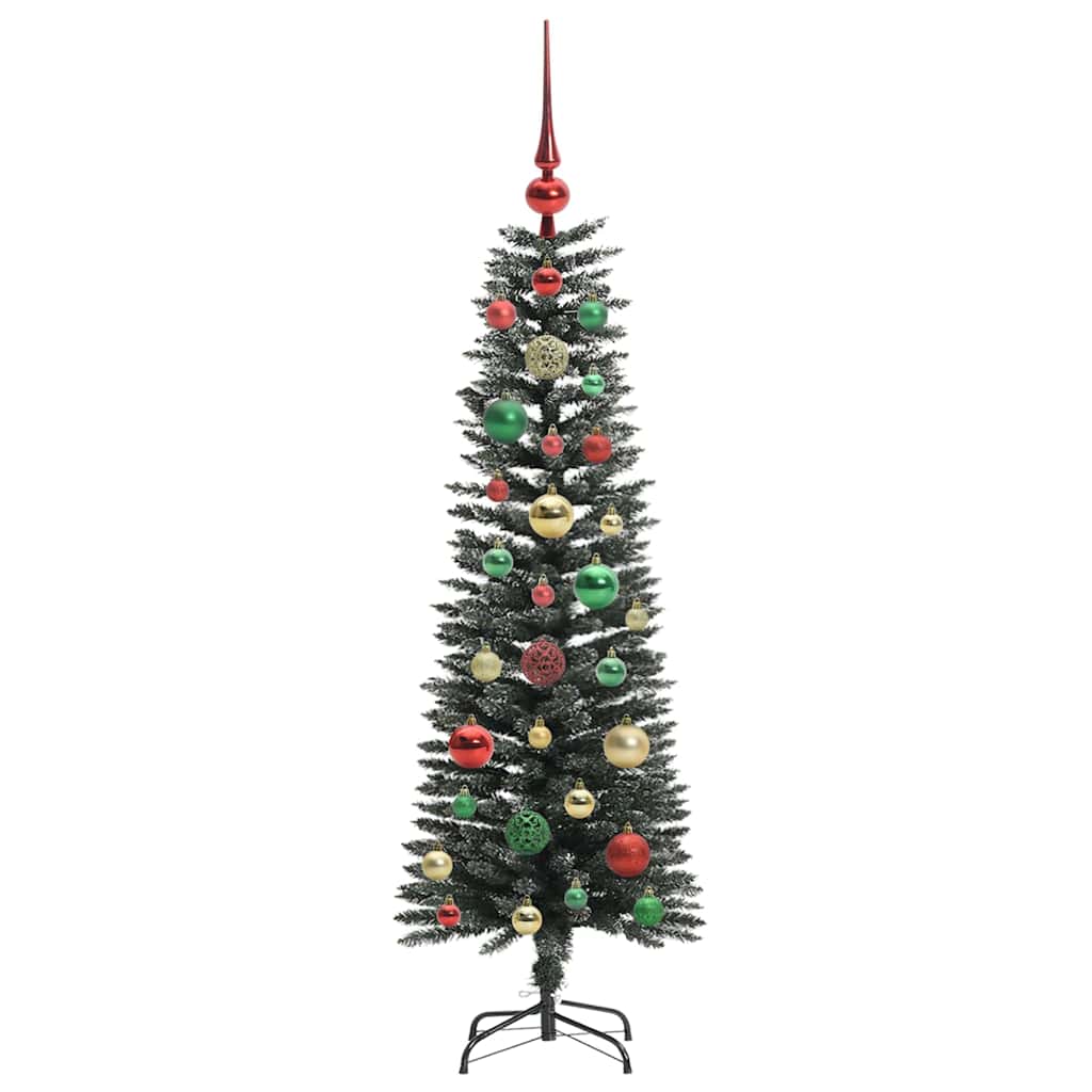 Kunstigt juletræ Grøn 120 cm PVC og plastik og stål
