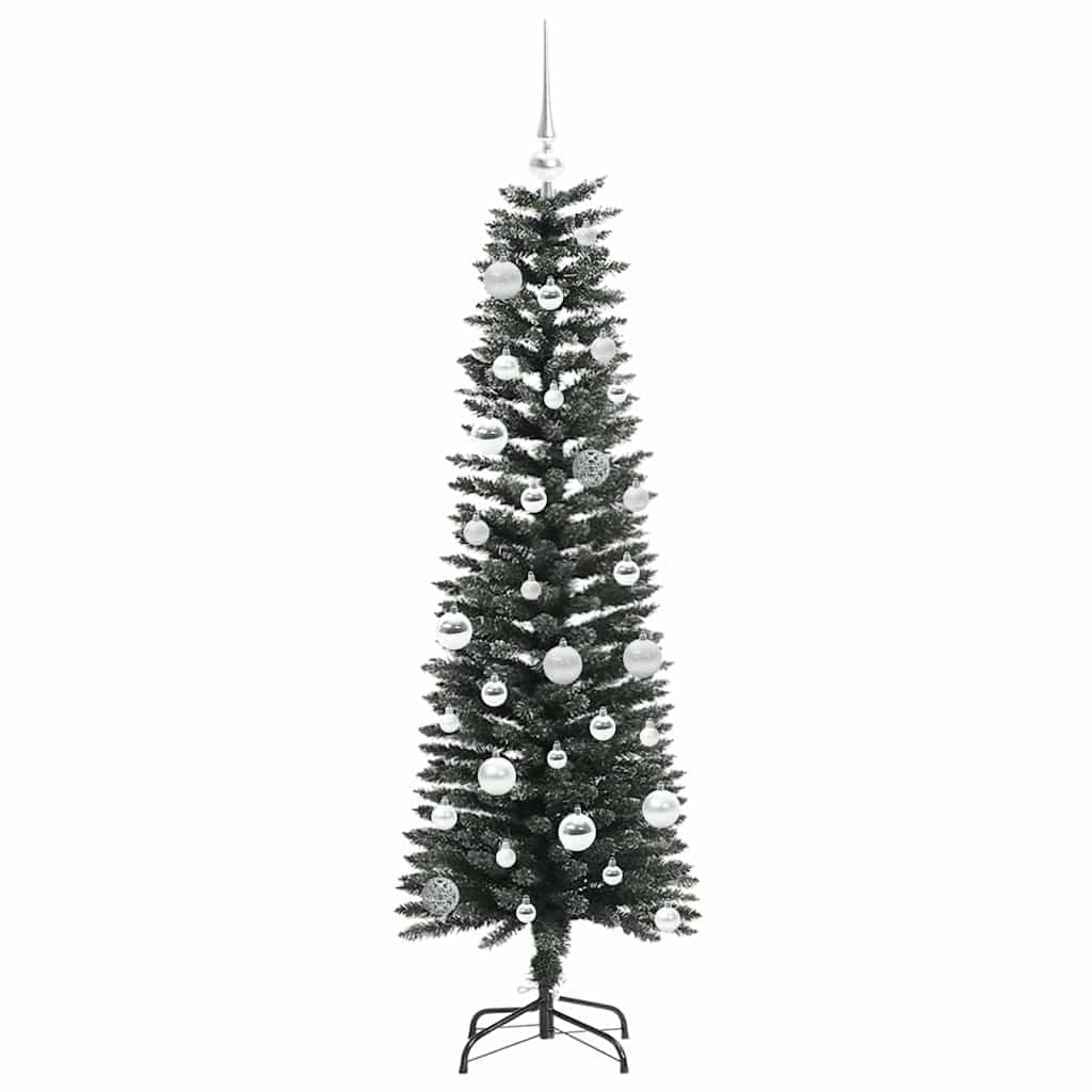 Kunstigt juletræ med stativ Grøn 150 cm PVC og plastik og stål