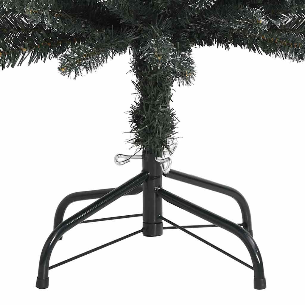 Kunstigt juletræ med stativ Grøn 180 cm PVC og plastik og stål