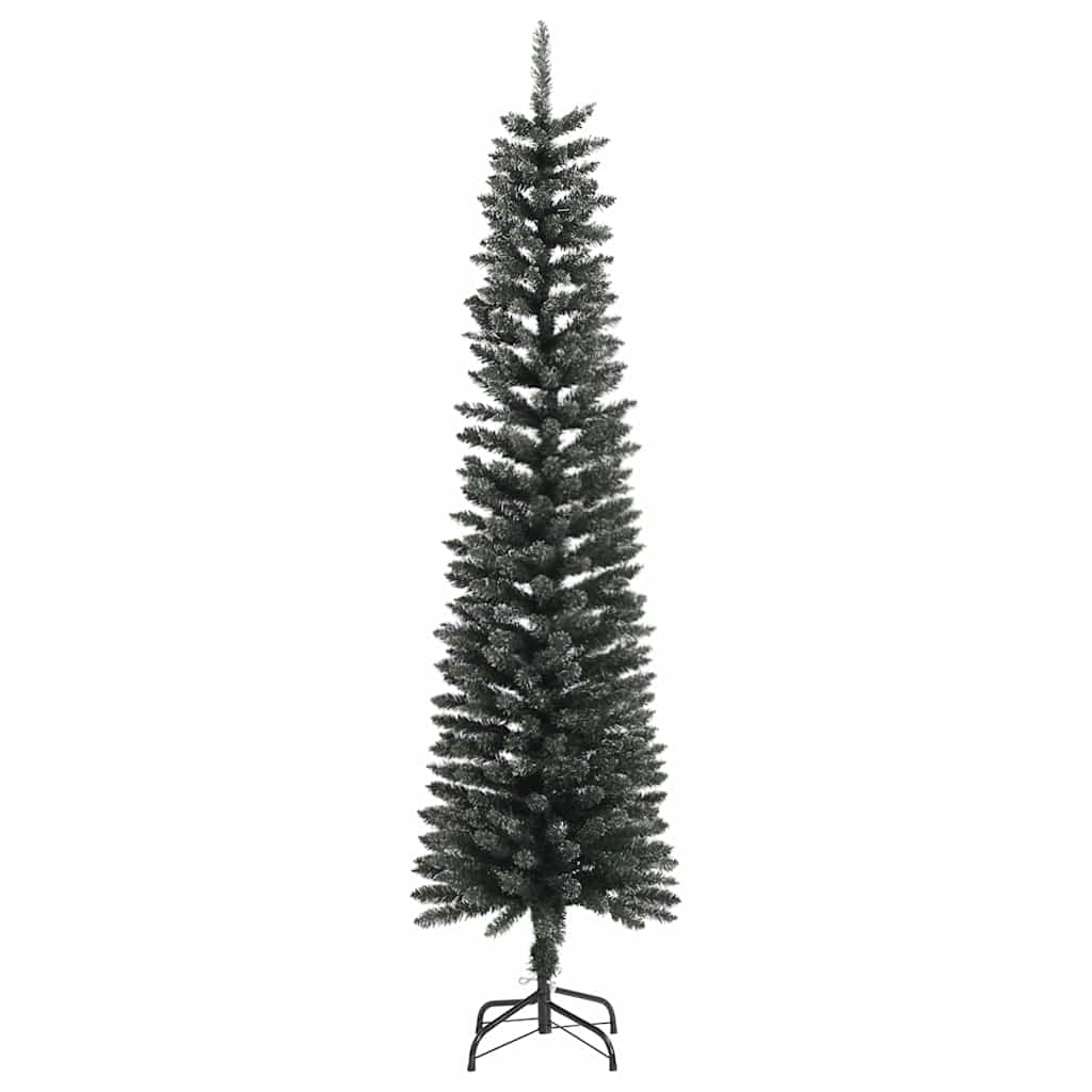 Kunstigt juletræ med stativ Grøn 210 cm PVC og plastik og stål