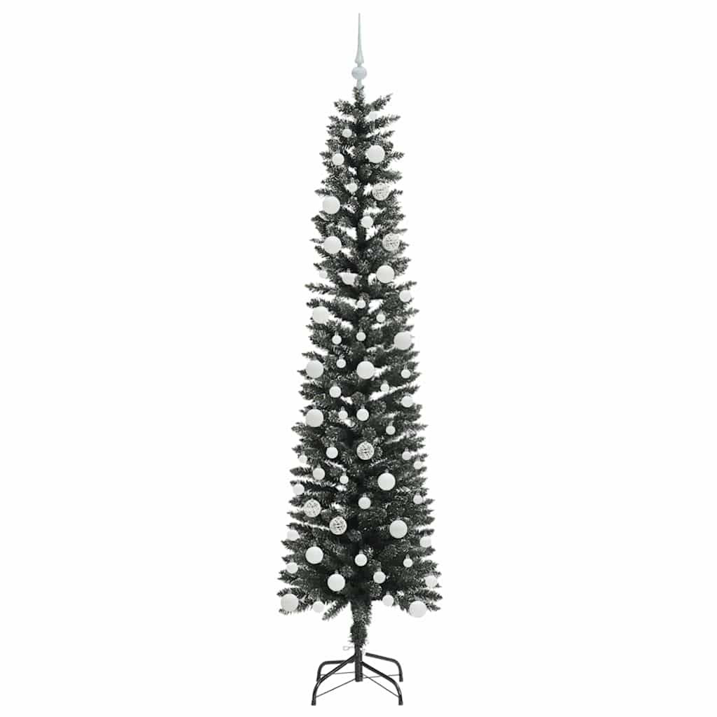 Kunstigt juletræ med stativ Grøn 210 cm PVC og plastik og stål