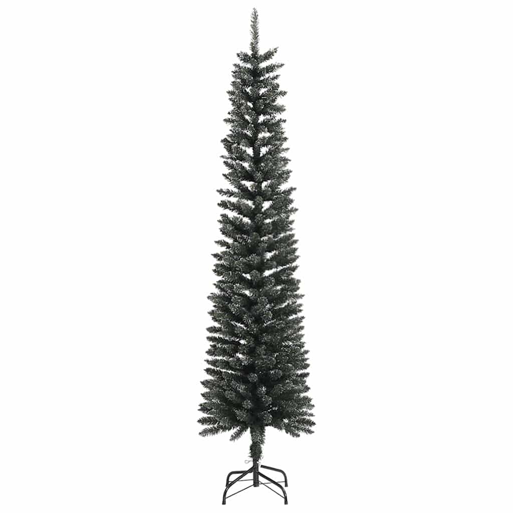 Kunstigt juletræ med stativ Grøn 240 cm PVC og plastik og stål