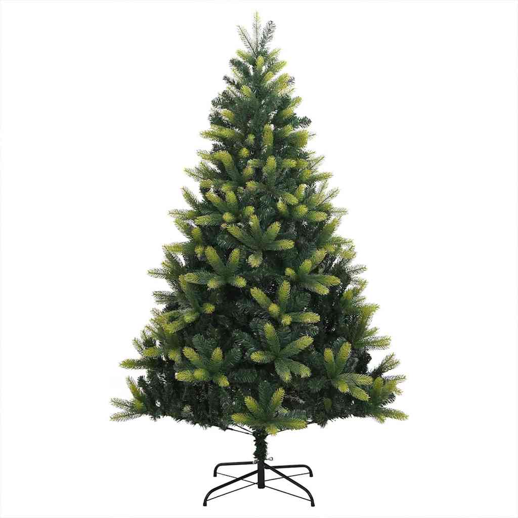 Kunstig Hengende Juletræ 300 LEDs Grøn 210 cm PVC og PE