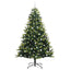 Kunstig Hengende Juletræ 300 LEDs Grøn 240 cm PVC og PE
