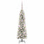 Kunstigt juletræ Hvid 120 cm PVC og metal og plast