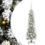 Kunstigt juletræ Hvid 120 cm PVC og metal og plast