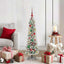 Kunstigt juletræ Hvid 120 cm PVC og metal og plast