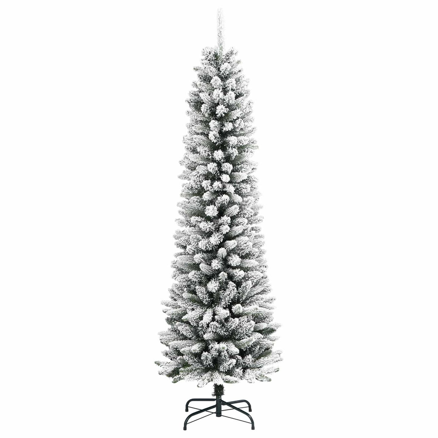 Kunstigt juletræ Hvid 150 cm PVC og metal og plast