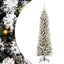 Kunstigt juletræ Hvid 150 cm PVC og metal og plast