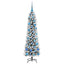 Kunstigt juletræ Hvid 150 cm PVC og metal og plast