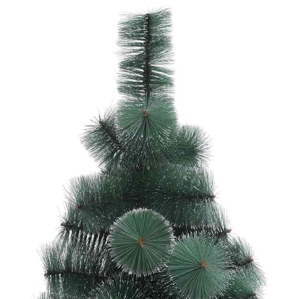 Kunstig forberedt juletræ med kuglesæt Grøn 120 cm PET