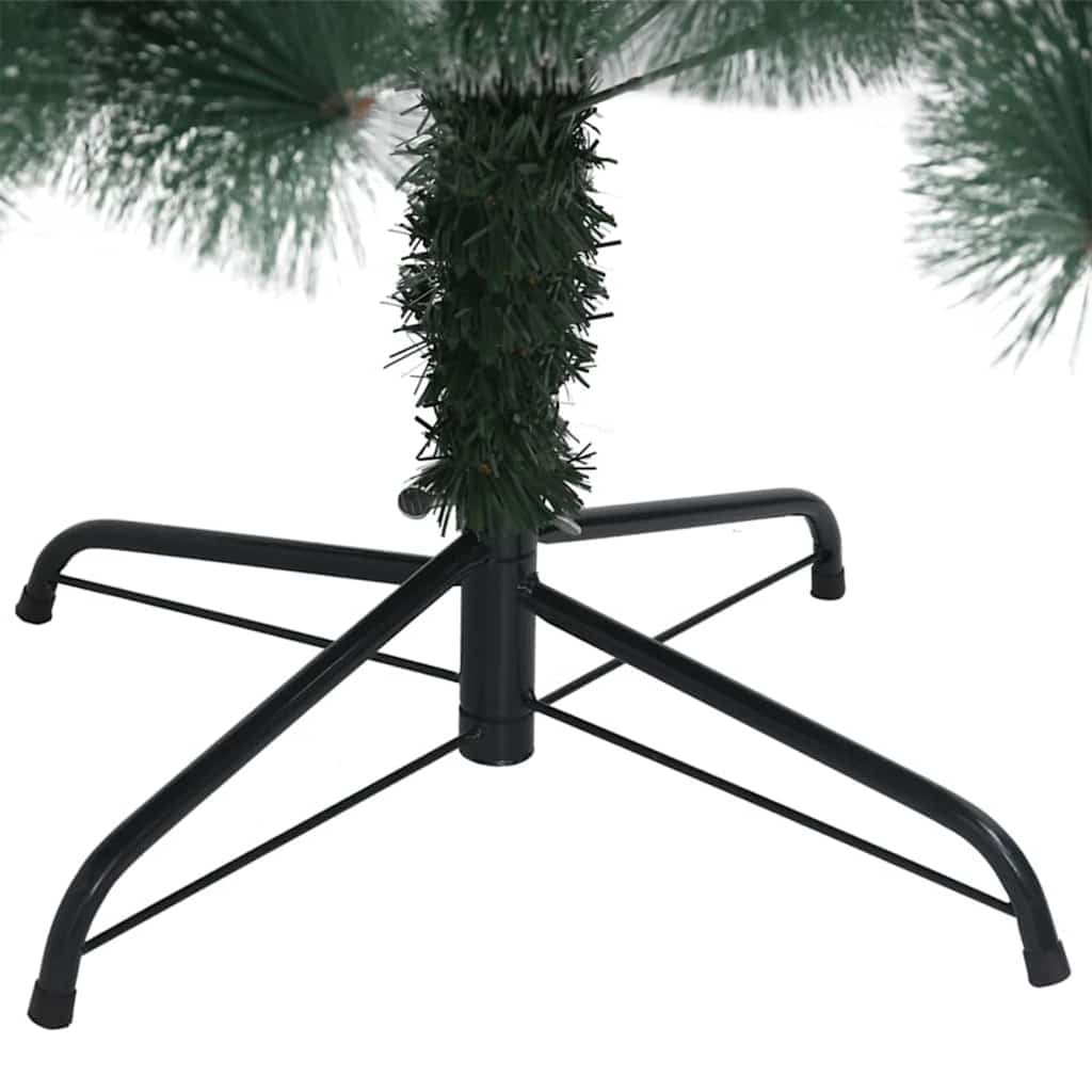 Kunstigt forudbelyst juletræ Grøn 180 cm PET