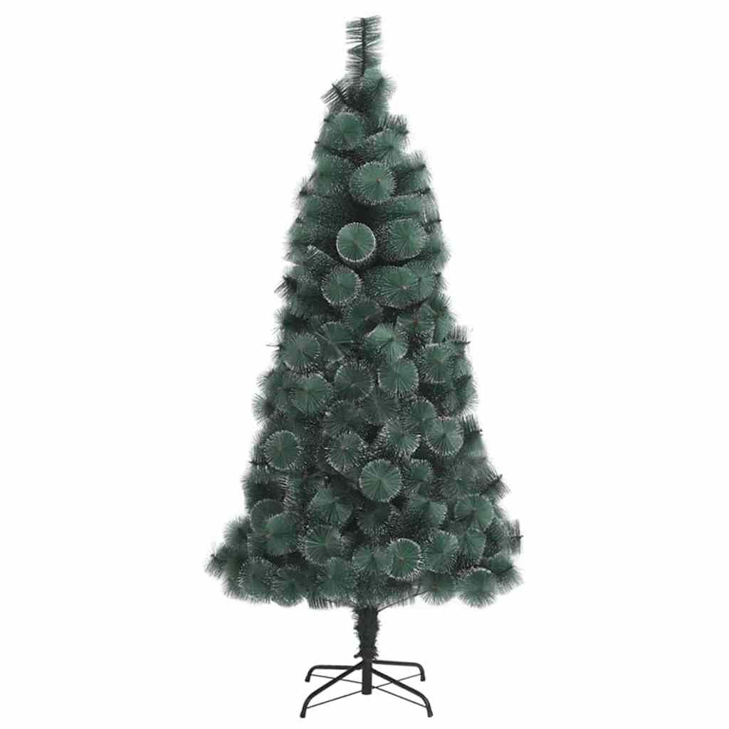 Kunstigt forudbelyst juletræ Grøn 180 cm PET